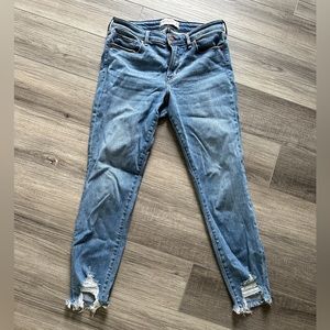 Women’s Abercrombie Super Skinny Ankle Mid Rise Jeans